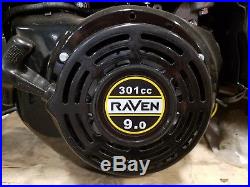 keyed raven ohv 301cc shaft horizontal hp straight gas electric