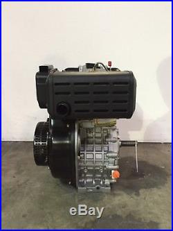 10hp Tomahawk Diesel Engine 418cc 4 Stroke Single Cylinder 2-3/4 Shaft Length