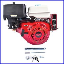 13-15HP Gas Engine, Horizontal Shaft 4 Stroke OHV Gas Motor Go Kart Motor Engine