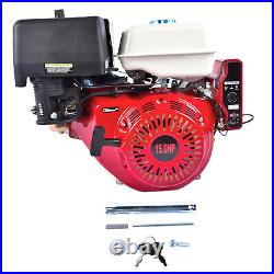 13-15HP Gas Engine, Horizontal Shaft 4 Stroke OHV Gas Motor Go Kart Motor Engine