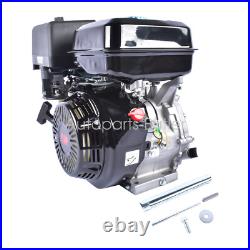 15HP/13HP OHV Horizontal Shaft 4-Stroke Gas Engine Motor 420cc/389cc 6.5L 8600W