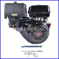 15HP/13HP OHV Horizontal Shaft 4-Stroke Gas Engine Motor 420cc/389cc 6.5L 8600W