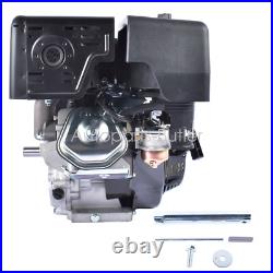 15HP/13HP OHV Horizontal Shaft 4-Stroke Gas Engine Motor 420cc/389cc 6.5L 8600W