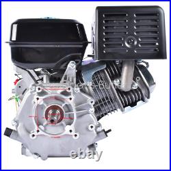 15HP/13HP OHV Horizontal Shaft 4-Stroke Gas Engine Motor 420cc/389cc 6.5L 8600W