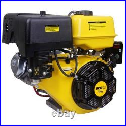15HP 420cc Gas Engine Horizontal Shaft, Electric Start Gas Motor, Aceup Energy 15HP 420cc Gas Engine Horizontal Shaft, Electric Start Gas Motor, Aceup Energy