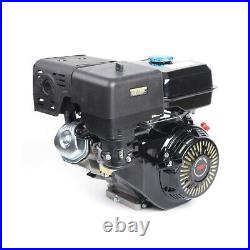 15HP 420cc OHV Horizontal Shaft Gas Engine 4-Stroke Manual Recoil Start 3600RPM