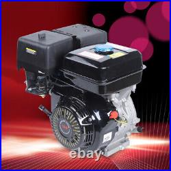15HP 4Stroke 420cc OHV Horizontal Shaft Gas Engine Recoil Start Go Kart Motor