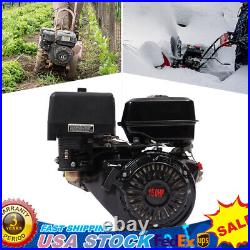 15HP 4-Stroke 420cc OHV Horizontal Shaft Gas Engine Recoil Start Go Kart Motor