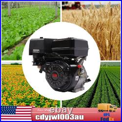 15HP 4 Stroke 420cc OHV Horizontal Shaft Gas Engine Recoil Start Go Kart Motor