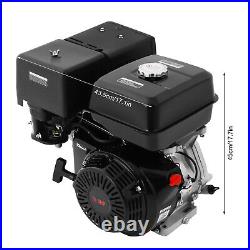 15HP 4-Stroke 420cc OHV Horizontal Shaft Gas Engine Recoil Start Go Kart Motor
