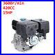 15HP 4-Stroke 420cc OHV Horizontal Shaft Gas Engine Recoil Start Go Kart Motor