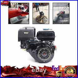 15HP 4-Stroke 420cc OHV Horizontal Shaft Gas Engine Recoil Start Go Kart Motor