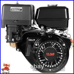 15HP 4 Stroke 420cc OHV Horizontal Shaft Gas Engine Recoil Start Go Kart Motor