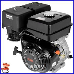 15HP 4 Stroke 420cc OHV Horizontal Shaft Gas Engine Recoil Start Go Kart Motor