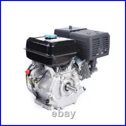 15HP 4-Stroke 420cc OHV Horizontal Shaft Gas Engine Recoil Start Go Kart Motor