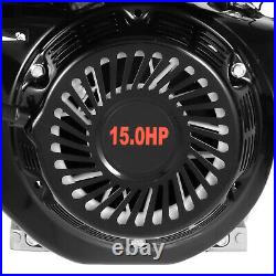 15HP 4 Stroke 420cc OHV Horizontal Shaft Gas Engine Recoil Start Go Kart Motor