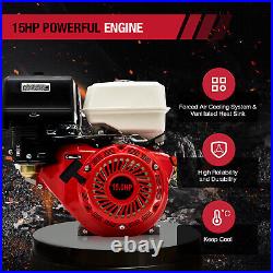 15HP 4 Stroke 420cc OHV Horizontal Shaft Gas Engine Recoil Start Go Kart Motor