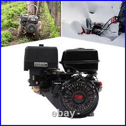 15HP 4-Stroke 420cc OHV Horizontal Shaft Gas Engine Recoil Start Go Kart Motor