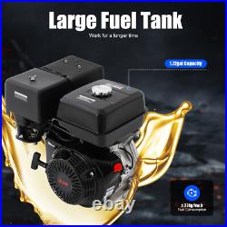 15HP 4-Stroke 420cc OHV Horizontal Shaft Gas Engine Recoil Start Go Kart Motor