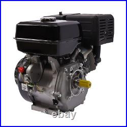 15HP 4-Stroke 420cc OHV Horizontal Shaft Gas Engine Recoil Start Go Kart Motor