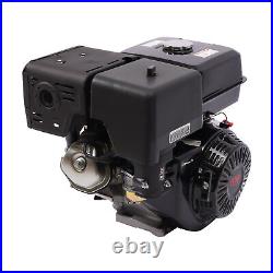 15HP 4-Stroke 420cc OHV Horizontal Shaft Gas Engine Recoil Start Go Kart Motor