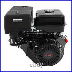 15HP 4-Stroke 420cc OHV Horizontal Shaft Gas Engine Recoil Start Go Kart Motor