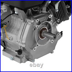 15HP 4-Stroke 420cc OHV Horizontal Shaft Gas Engine Recoil Start Go Kart Motor
