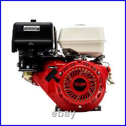 15HP 4 Stroke 420cc OHV Horizontal Shaft Gas Engine Recoil Start Go Kart Motor