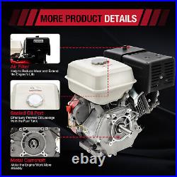15HP 4 Stroke 420cc OHV Horizontal Shaft Gas Engine Recoil Start Go Kart Motor