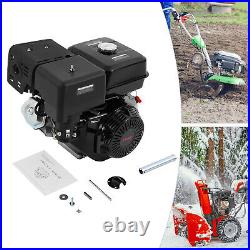 15HP 4-Stroke 420cc OHV Horizontal Shaft Gas Engine Recoil Start Go Kart Motor