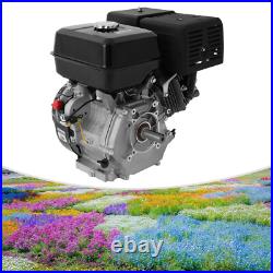 15HP 4-Stroke 420cc OHV Horizontal Shaft Gas Engine Recoil Start Go Kart Motor