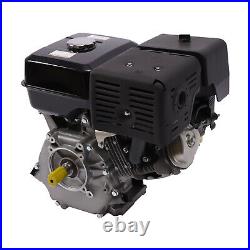 15HP 4-Stroke OHV Horizontal Shaft Gas Engine Recoil Start Go Kart Motor 420CC