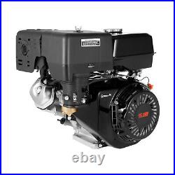 15HP 4-Stroke OHV Horizontal Shaft Gas Engine Recoil Start Motor 420cc