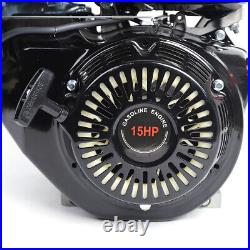 15HP 4 Stroke OHV Single Horizontal Shaft Air cooling Gas Engine 90x66mm US