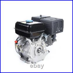 15HP Gas Engine 4-Stroke 420cc OHV Horizontal Shaft Recoil Start Go Kart Motor