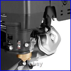 15HP OHV Horizontal Shaft Gas Engine 420CC 4-Stroke Manual Recoil Start 3600RPM