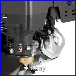 15 HP 420CC 4 Stroke Gas Motor Engine OHV Horizontal Shaft Recoil Start Motor