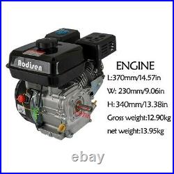 168F 7HP 210cc GX160 OHV Horizontal Shaft Gas Engine for Mini Bike Mower Go Kart