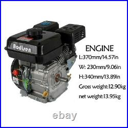 168F 7.5 HP (212cc) OHV Horizontal Shaft Gas Engine Go Cart Snowblower MiniBike
