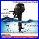 18HP 2 Stroke Outboard Motor Boat Engine Gas Powered Long Shaft Water Cooling US