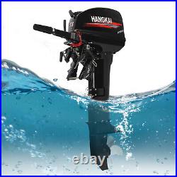 18HP 2 Stroke Outboard Motor Boat Engine Gas Powered Long Shaft Water Cooling US