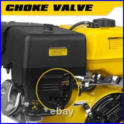 18HP 459cc Gas Engine Horizontal Shaft, 4Stroke OHV Gas Motor with Electric Start