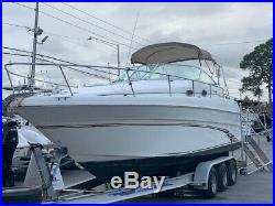 1999 Sea Ray 270 Sundancer Fresh Water New Mercruiser Engine Warranty Trade