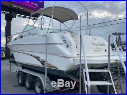 1999 Sea Ray 270 Sundancer Fresh Water New Mercruiser Engine Warranty Trade