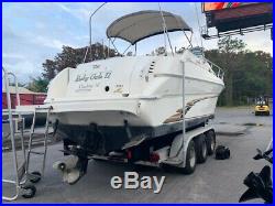 1999 Sea Ray 270 Sundancer Fresh Water New Mercruiser Engine Warranty Trade