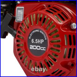 200cc 6.5HP Gas Engine For Honda GX160, 4-Stroke OHV Air Cooled Horizontal Shaft