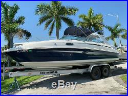 2010 Sea Ray 260 withnew engine block under warranty