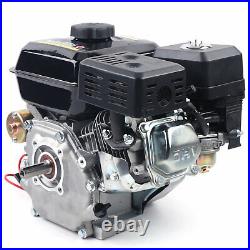 212 CC 3600RPM Gas Engine Electric Start Side Shaft Motor Gasoline Engine Black