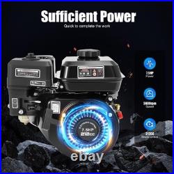 212cc Gas Engine 7.5HP GX160 Style Horizontal Shaft Motor For Generator Honda