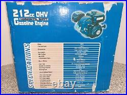 212cc OHV, Tool Shed R210 Horizontal Shaft Gas Engine, 3600 RPM, a-x